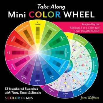 Take-Along Mini Color Wheel12 Numbered Swatches with Tints & Shades, 5 Color Plans