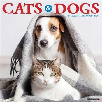 Cats & Dogs 2026 12 X 12 Wall Calendar