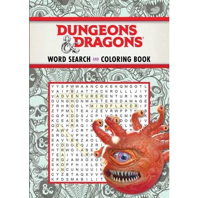 Dungeons & Dragons Word Search and Coloring