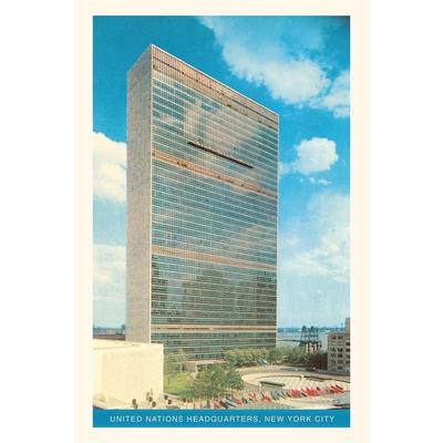 Vintage Journal United Nations Building, New York City