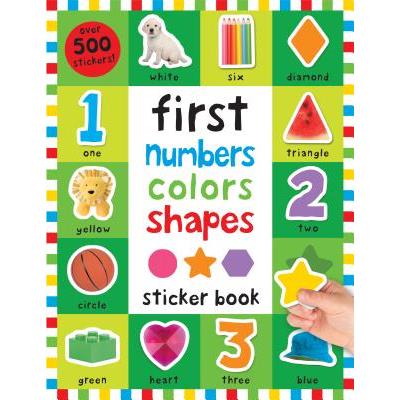 First 100 Stickers: First Numbers- Colors- Shapes