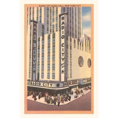 Vintage Journal Radio City Music Hall, New York City