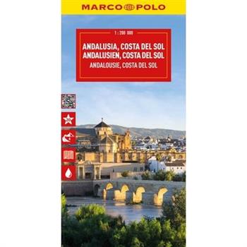 Andalusia, Costa del Sol Marco Polo Map