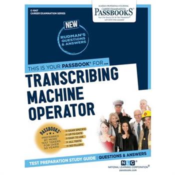 Transcribing Machine Operator, 1067