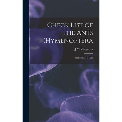 Check List of the Ants (Hymenoptera