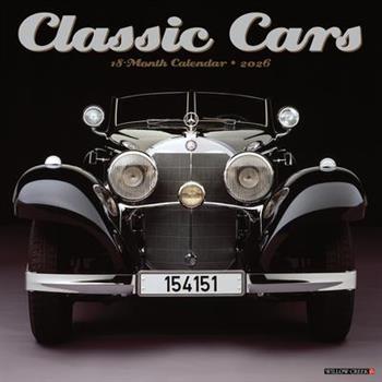 Classic Cars 2026 12 X 12 Wall Calendar
