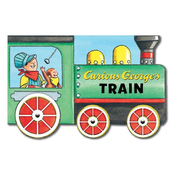 Curious George's Train (Mini Movers Shaped Board Books)