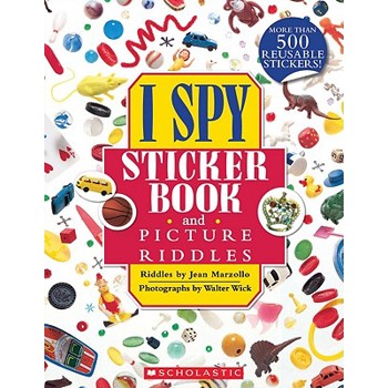 I Spy Sticker Book and Picture Riddles