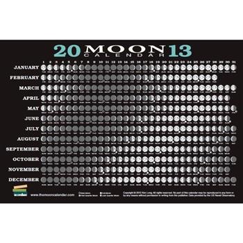 2013 Moon Calendar Card (20 Pack)