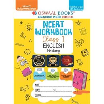 Oswaal NCERT Workbook Class 1 English Mridang (For Latest Exam)