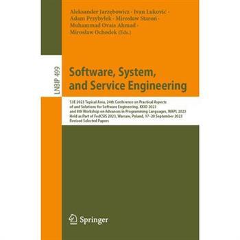 Software, System, and Service Engineering