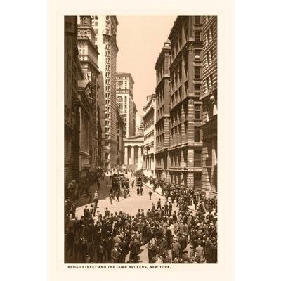Vintage Journal Broad Street Curb Brokers, New York