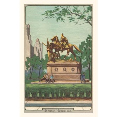 Vintage Journal Sherman Monument, New York City