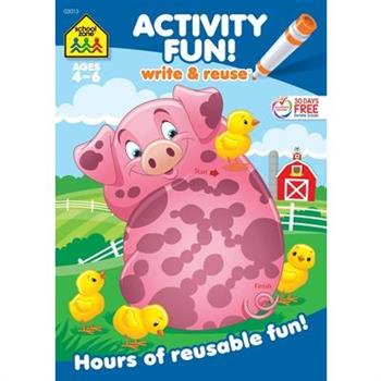 School Zone Activity Fun! Write & Reuse Workbook