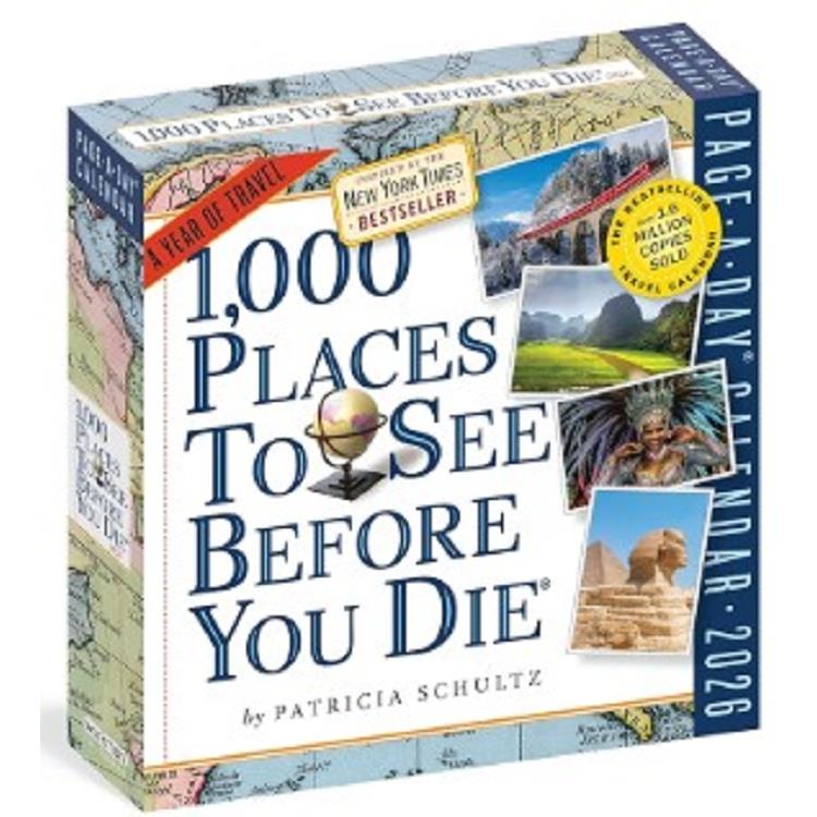 1-000 Places to See Before You Die Page-A-Day(r) Calendar 2026 1-000 Places to See Before You Die Page-A-Day(r) Calendar 2026