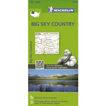 Michelin USA Big Sky Country Map 172
