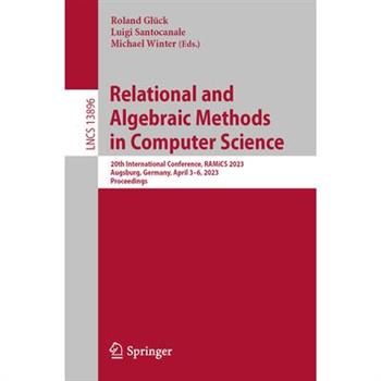 Relational and Algebraic Methods in Computer Science