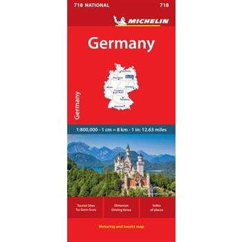 Michelin Map 718 Germany