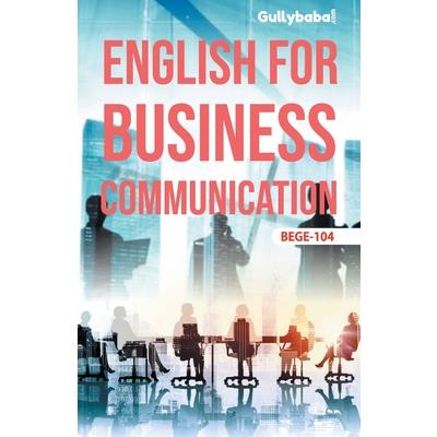 BEGE-104 English For Business Communication