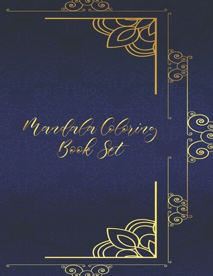 Mandala Coloring Book Set