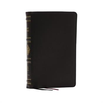 Kjv, Personal Size Reference Bible, Sovereign Collection, Black Premium Goatskin Leather, Premier Collection, Comfort Print
