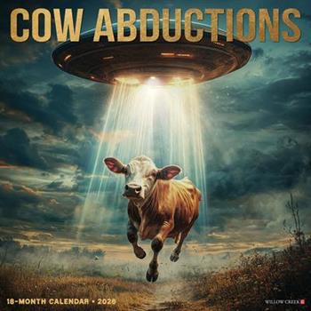 Cow Abductions 2026 12 X 12 Wall Calendar