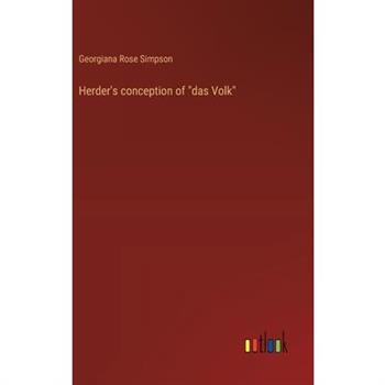 Herder's conception of "das Volk"