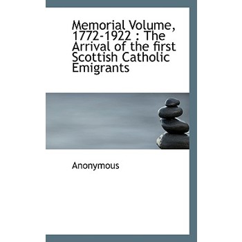 Memorial Volume, 1772-1922