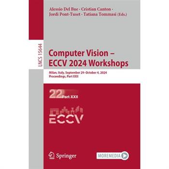 Computer Vision - Eccv 2024 Workshops