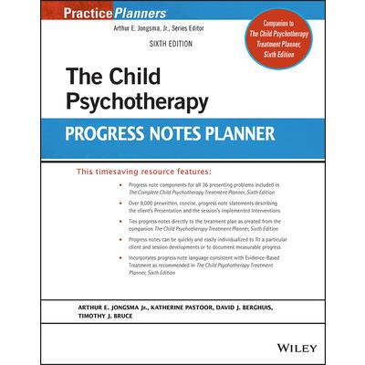 The Child Psychotherapy Progress Notes Planner