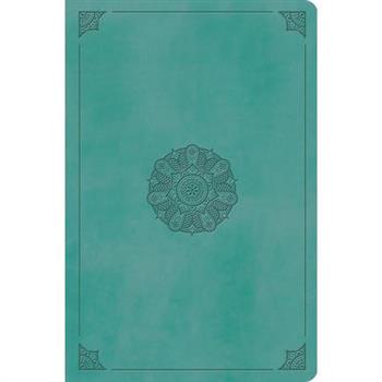 ESV Value Compact Bible (Trutone, Turquoise, Emblem Design)