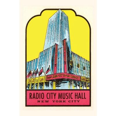 Vintage Journal Radio City Music Hall, New York
