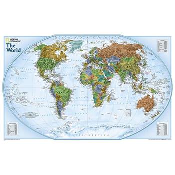 National Geographic: World Explorer Wall Map (32 X 20 Inches)