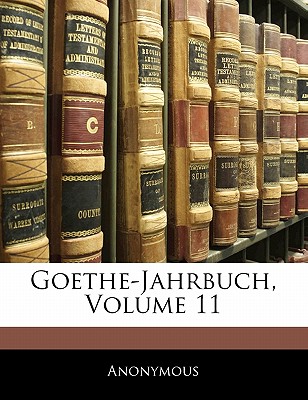 Goethe-Jahrbuch, Volume 11