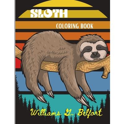 Sloth Coloring Book