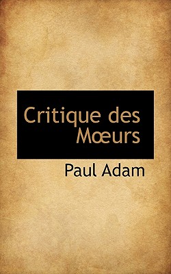 Critique Des M Urs
