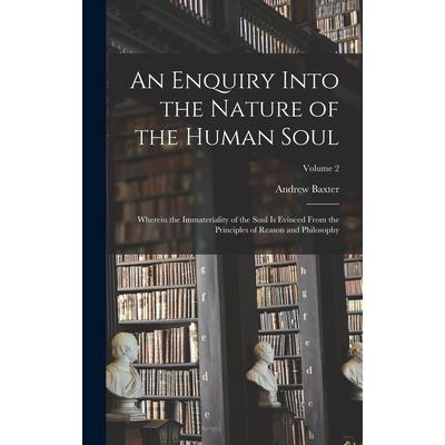 An Enquiry Into the Nature of the Human Soul