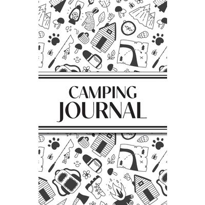 Camping Journal (Black and White Camping Doodles) (Hardcover) Camping Journal (Black and White Camping Doodles) (Hardcover)