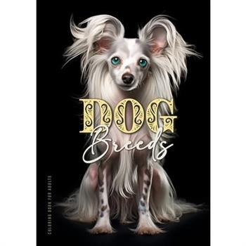 Dog Breeds Coloring Book for Adults