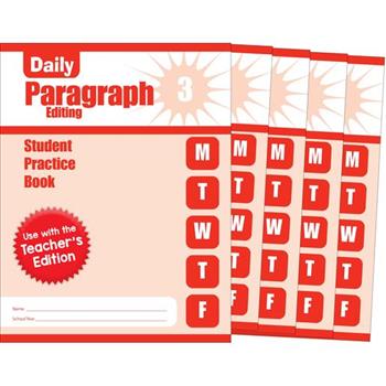 Daily Paragraph Editing, Grade 3 Student Edition Workbook (5-Pack)