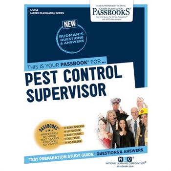 Pest Control Supervisor, Volume 3094