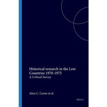 Historical Research in the Low Countries 1970-1975