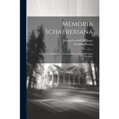 Memoria Schaereriana