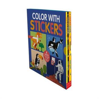 Color with Stickers 4-Book Boxed Set