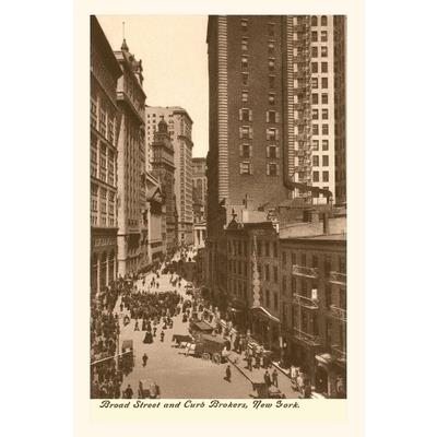 Vintage Journal Broad Street Curb Brokers, New York City