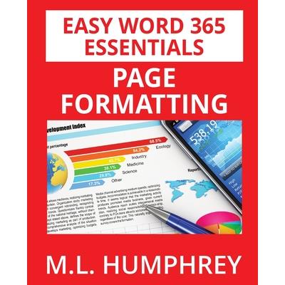 Word 365 Page Formatting