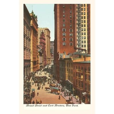 Vintage Journal Broad Street, Curb Brokers, New York City