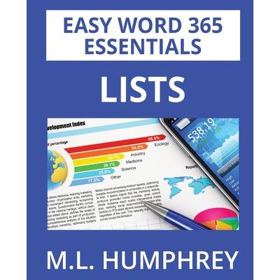 Word 365 Lists