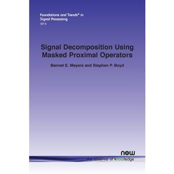 Signal Decomposition Using Masked Proximal Operators