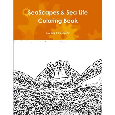SeaScapes & Sea Life Coloring Book